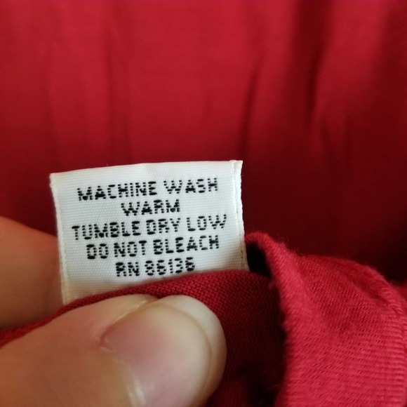 Bryn Walker bright red longsleeve turtleneck M - Picture 4 of 7